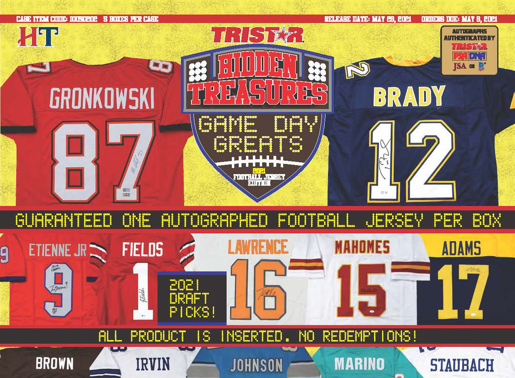 Autographed Football Jersey Mystery Box GOLD Series 2 - Hall of Fame Sports  Memorabilia