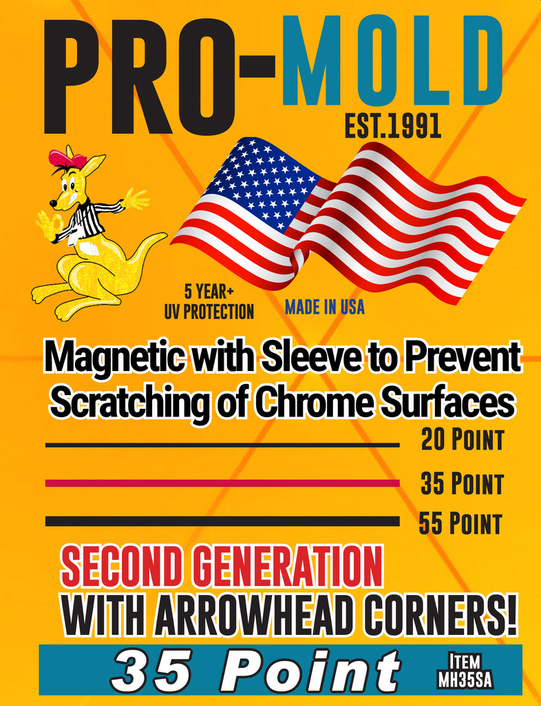 Pro-Mold 35pt Magnetic One Touch w/sleeve & Arrowhead Corners