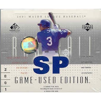 2001 SP Game Used Edition Baseball Hobby Box | Eastridge Sports Cards