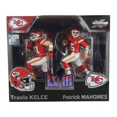 McFarlane NFL Posed - Travis Kelce  / Patrick Mahomes (Red) | Eastridge Sports Cards