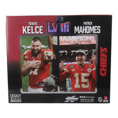 McFarlane NFL Posed - Travis Kelce  / Patrick Mahomes (Red) | Eastridge Sports Cards