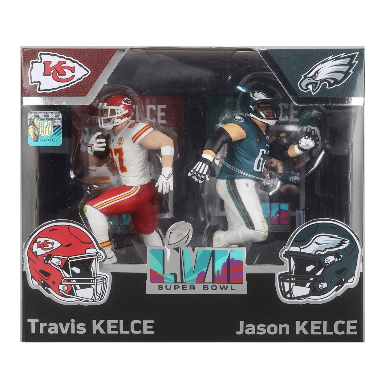 McFarlane NFL Posed - Travis Kelce  / Jason Kelce | Eastridge Sports Cards