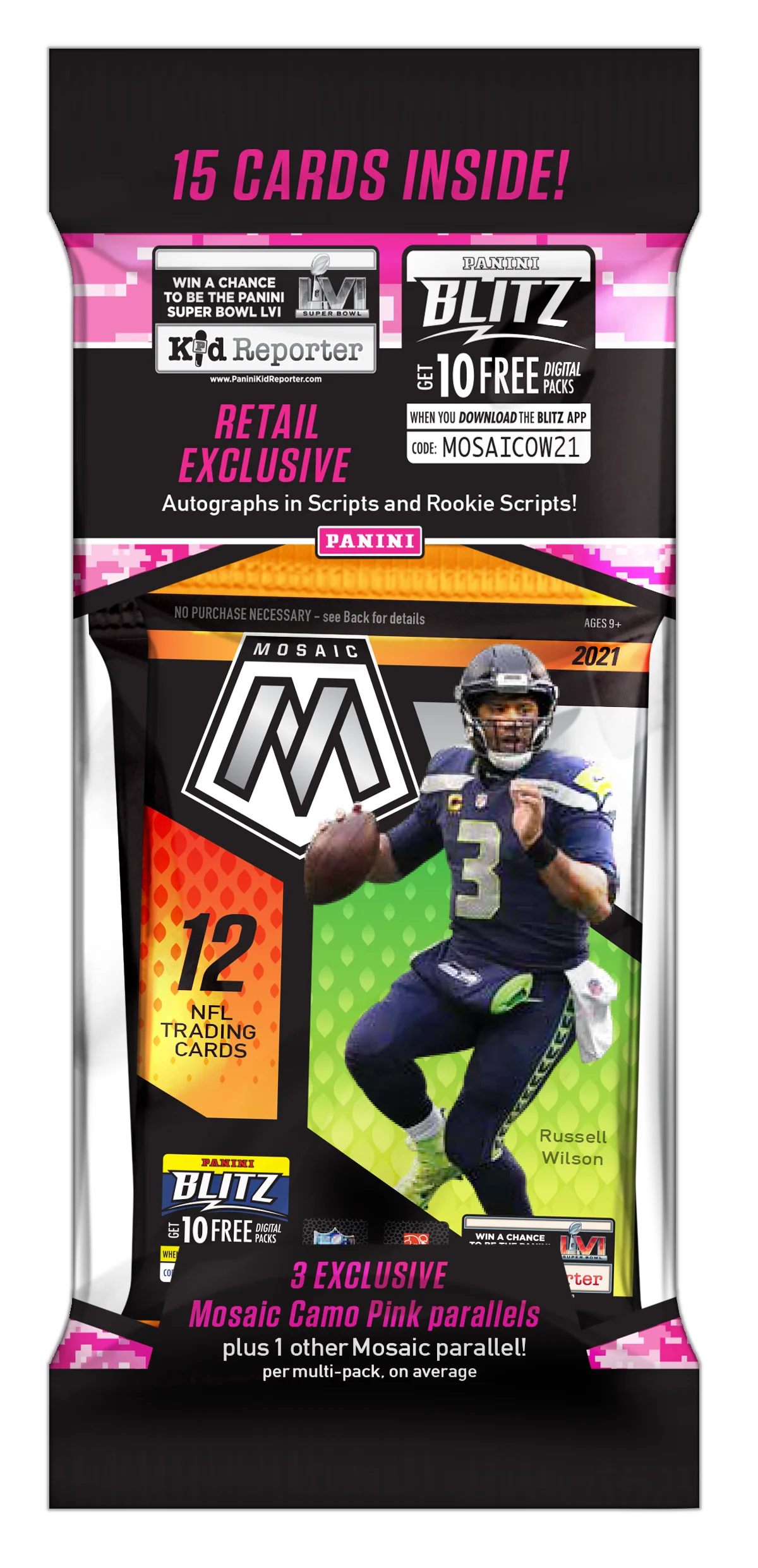 2021 Panini Mosaic Football Multi-Pack | Eastridge Sports Cards