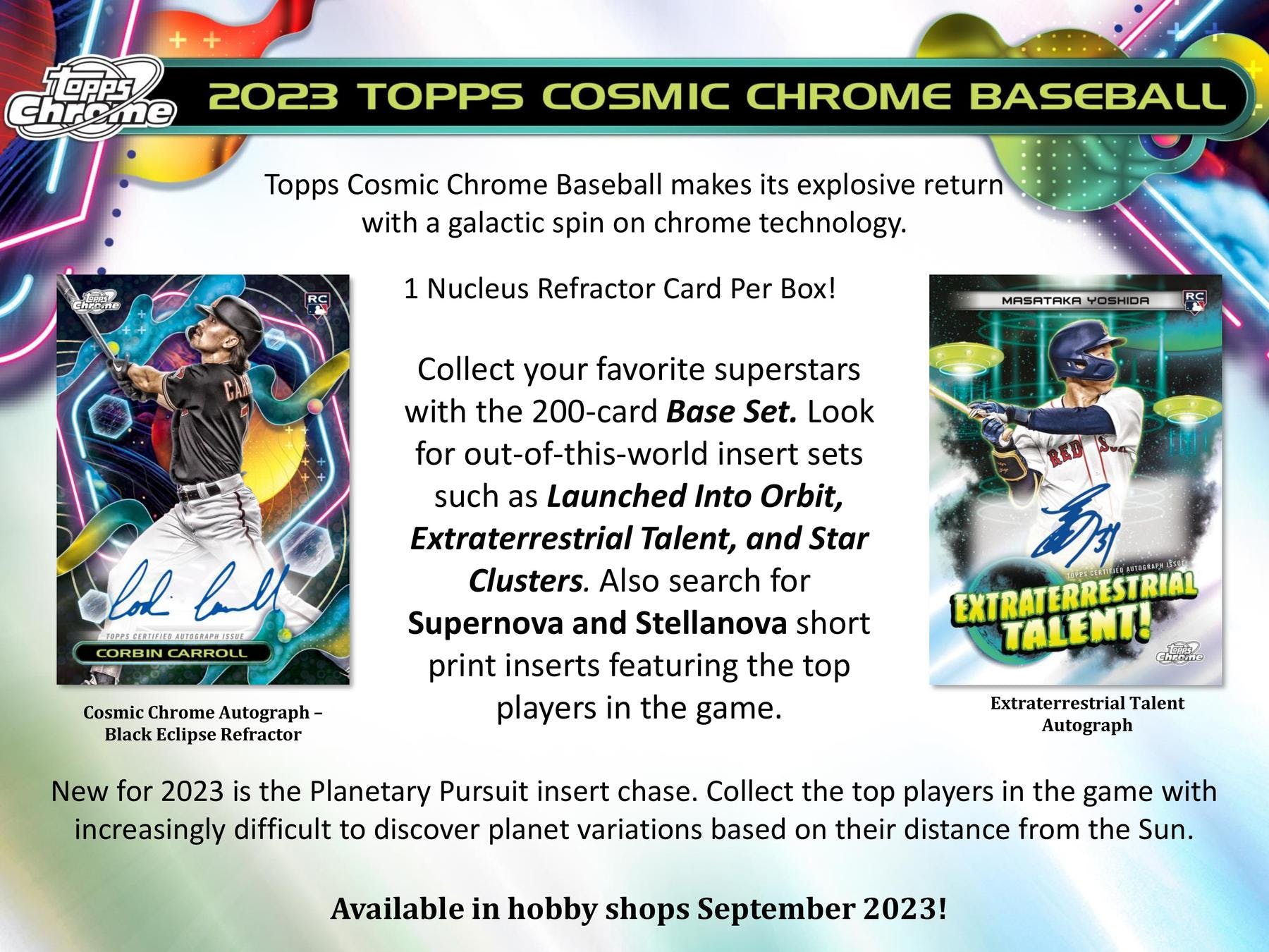 2023 Topps Chrome Cosmic Baseball Hobby Pack