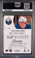 2021-22 Upper Deck #711 John-Jason Peterka PSA 10 (Rookie) | Eastridge Sports Cards