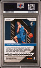 2018-19 Panini Prizm Green Prizm #250 Jalen Brunson PSA 8 (Rookie) | Eastridge Sports Cards