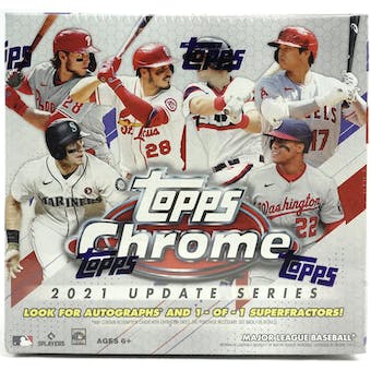 2021 Topps Chrome Update Baseball Mega Box | Eastridge Sports Cards