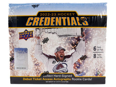 2022-23 Upper Deck Credentials Hockey Hobby Case | Eastridge Sports Cards