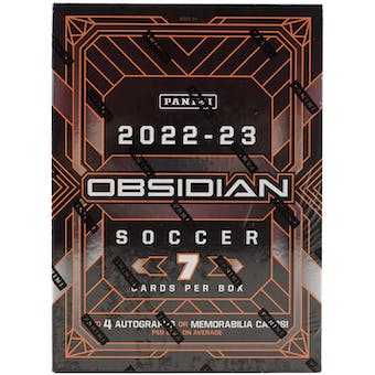 2022-23 Panini Obsidian Soccer Hobby Box | Eastridge Sports Cards