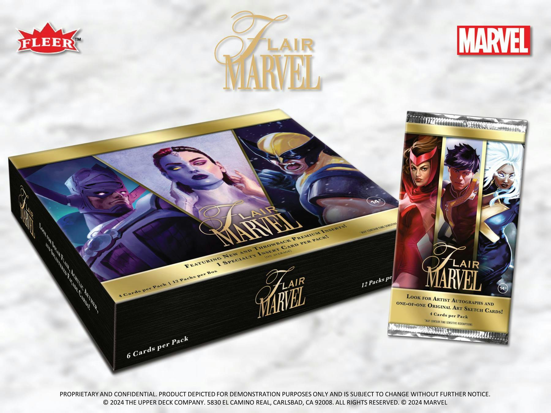 2023 Upper Deck Marvel Flair Hobby Pack | Eastridge Sports Cards