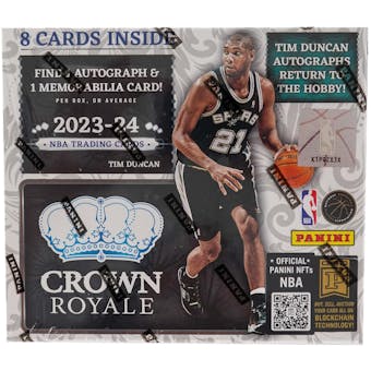 2023-24 Panini Crown Royale Basketball Hobby Box | Eastridge Sports Cards