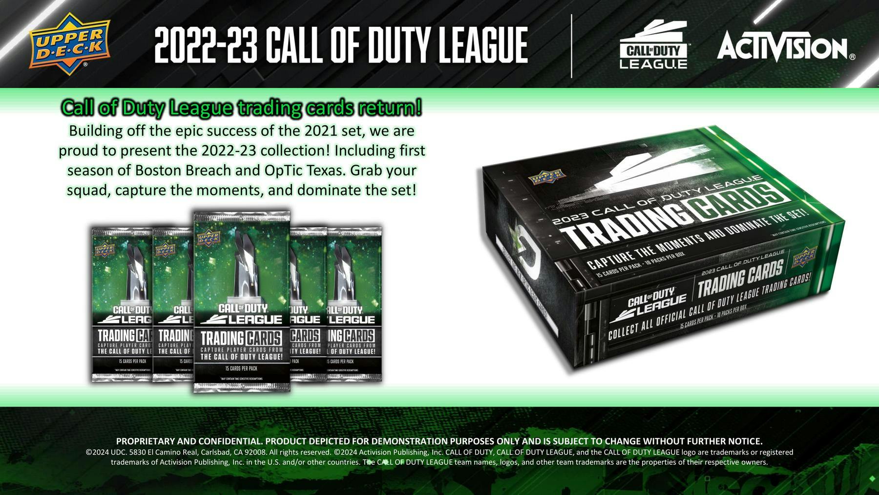 2022-23 Upper Deck Call of Duty League Hobby Pack | Eastridge Sports Cards