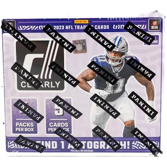 2023 Panini Donruss Clearly Football Hobby Box | Eastridge Sports Cards