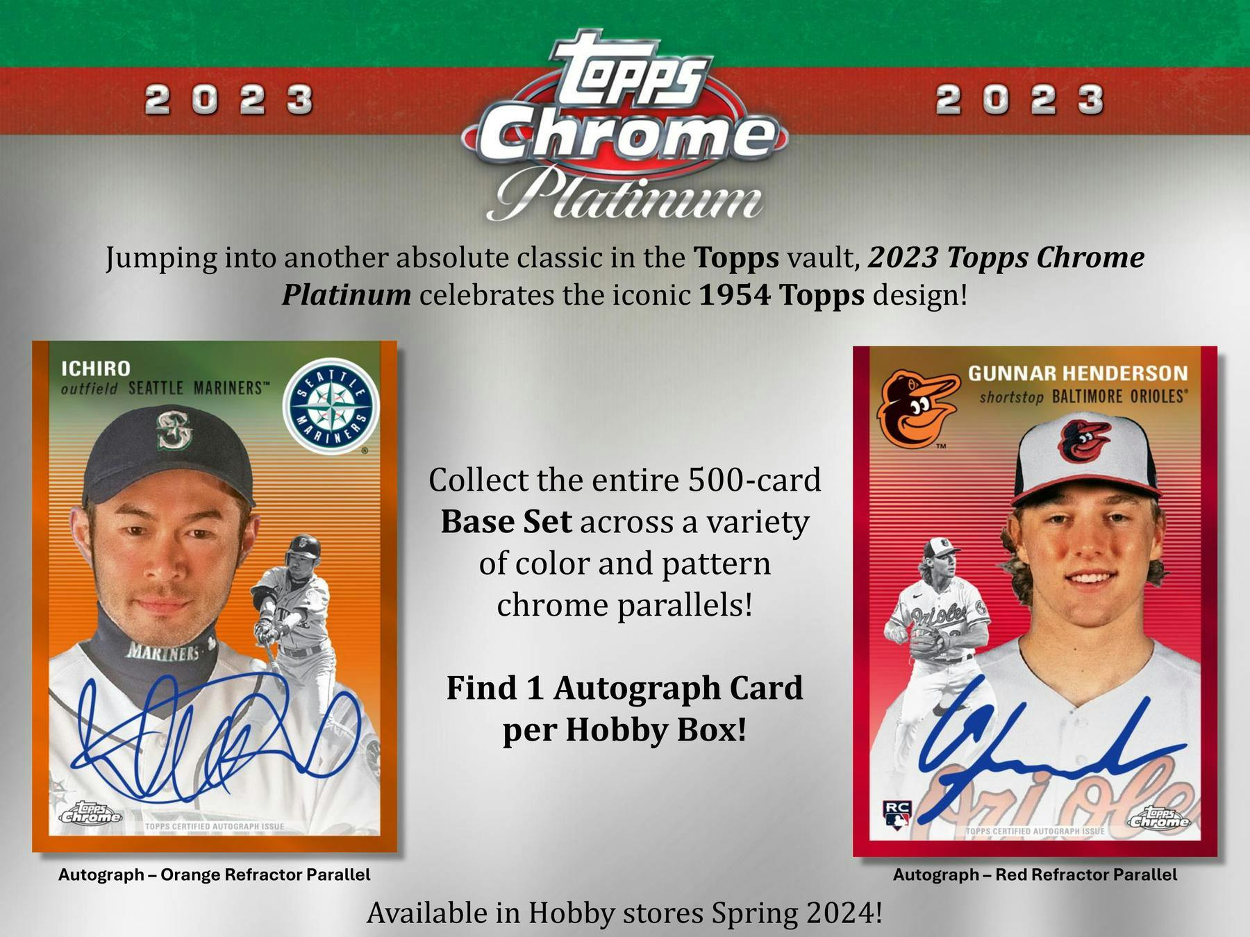 2023 Topps Chrome Platinum Baseball Hobby Pack | Eastridge Sports Cards