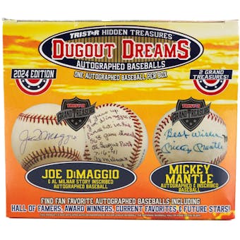 2024 Tristar Dugout Dreams Mystery Autographed Baseball | Eastridge Sports Cards