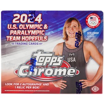 2024 Topps Chrome U.S. Olympic & Paralympic Hopefuls Hobby Box | Eastridge Sports Cards