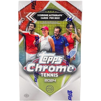 2024 Topps Chrome Tennis Hobby Box | Eastridge Sports Cards