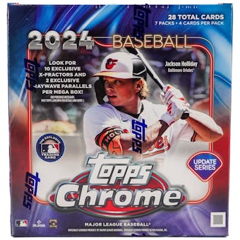 2024 Topps Chrome Baseball Update Series Mega Box | Eastridge Sports Cards