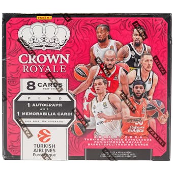 2023-24 Panini Crown Royale Basketball Turkish Airlines Euroleague Hobby Box | Eastridge Sports Cards