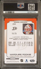 2022-23 O-Pee-Chee Platinum Orange Checkers #210 Lukas Dostal #18/25 PSA 9 (Rookie) | Eastridge Sports Cards