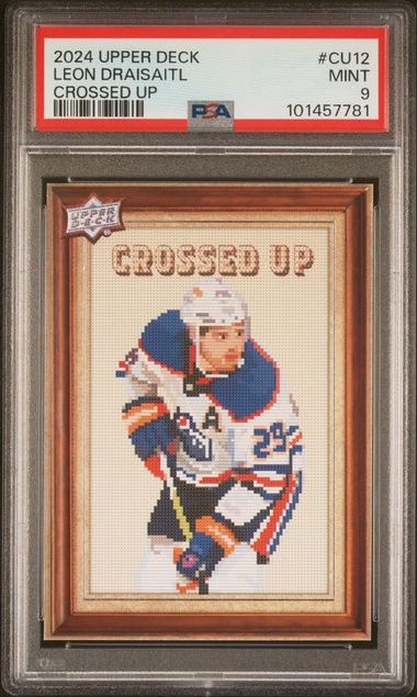 2024-26 Upper Deck Crossed Up #CU12 Leon Draisaitl PSA 9 | Eastridge Sports Cards