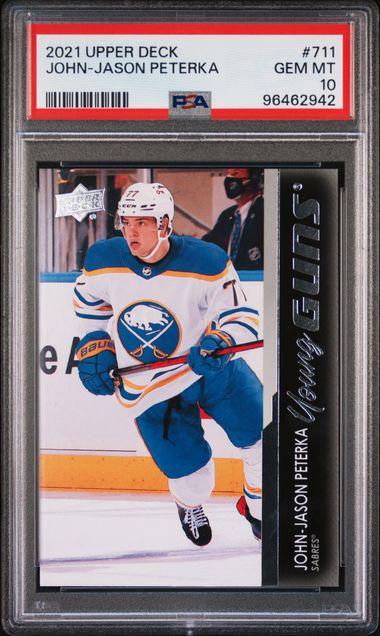 2021-22 Upper Deck #711 John-Jason Peterka PSA 10 (Rookie) | Eastridge Sports Cards