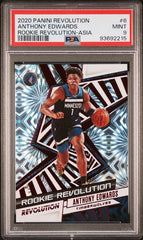 2020-21 Panini Revolution Rookie Revolution Asia #6 Anthony Edwards PSA 9 (Rookie) | Eastridge Sports Cards