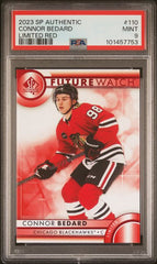 2023-24 SP Authentic Limited Red #110 Connor Bedard PSA 9 (Rookie) | Eastridge Sports Cards