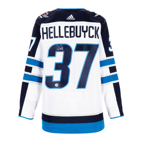 Connor Hellebuyck Autographed Winnipeg Jets Adidas Jersey | Eastridge Sports Cards