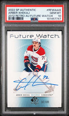 2022-23 SP Authentic '12-13 Retro Future Watch Autographs #RFWAAX Arber Xhekaj #247/699 PSA 10 (Rookie) | Eastridge Sports Cards