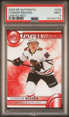 2023-24 SP Authentic Limited Red #200 Connor Bedard PSA 9 (Rookie) | Eastridge Sports Cards