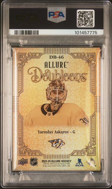 2023-24 Upper Deck Allure Doubloons #DB46 Yaroslav Askarov PSA 9 (Rookie) | Eastridge Sports Cards