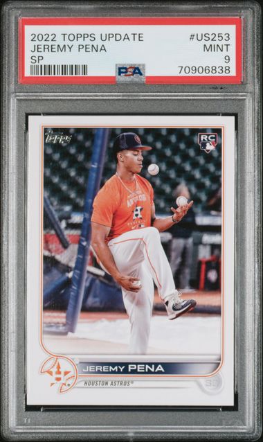 Jeremy Pena Houston Astros 2022 Topps Update # US253 Rookie Card