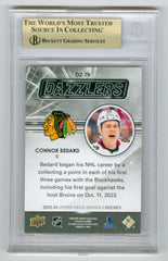 2023-24 Upper Deck Dazzlers Orange #DZ79 Connor Bedard BGS 9.5 (Rookie) | Eastridge Sports Cards