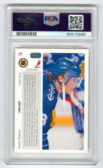 1991-92 Upper Deck #21 Teemu Selanne PSA 9 (Rookie) | Eastridge Sports Cards