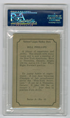 1933-34 O-Pee-Chee V304A Green #43 Bill Phillips PSA 4 (Rookie) | Eastridge Sports Cards