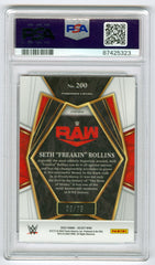 2022 Select WWE Prizms Purple #200 Seth "Freakin" Rollins #38/75 PSA 8 | Eastridge Sports Cards