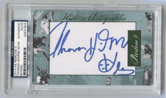 2014 Historic Autographs Peerless II Thomas Hearns Cut Auto #42/46 PSA Auto Authentic | Eastridge Sports Cards