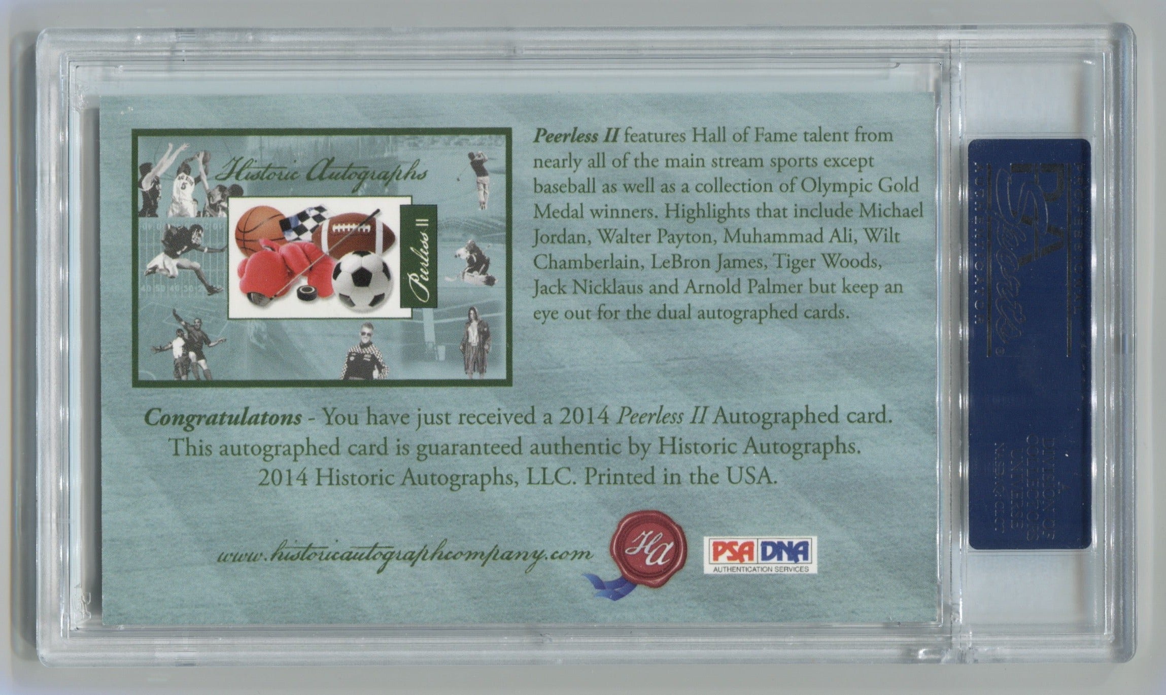 2014 Historic Autographs Peerless II Thomas Hearns Cut Auto #42/46 PSA Auto Authentic | Eastridge Sports Cards