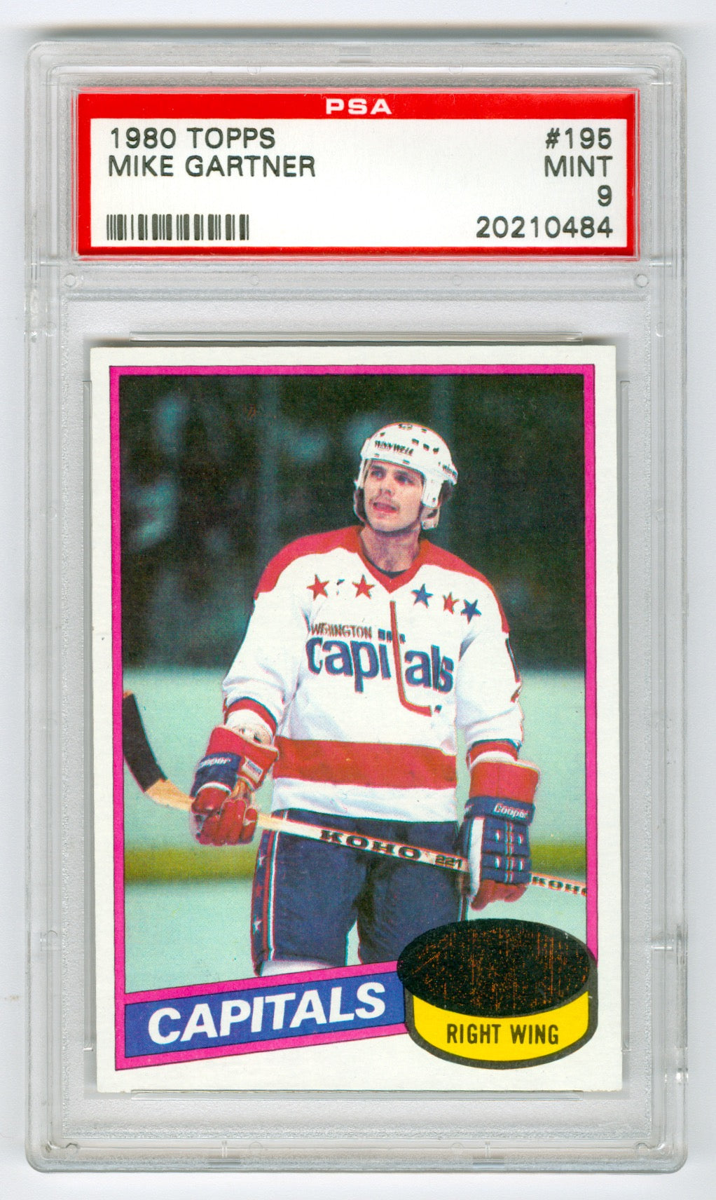 1980-81 Topps #195 Mike Gartner PSA 9 (Rookie) | Eastridge Sports Cards