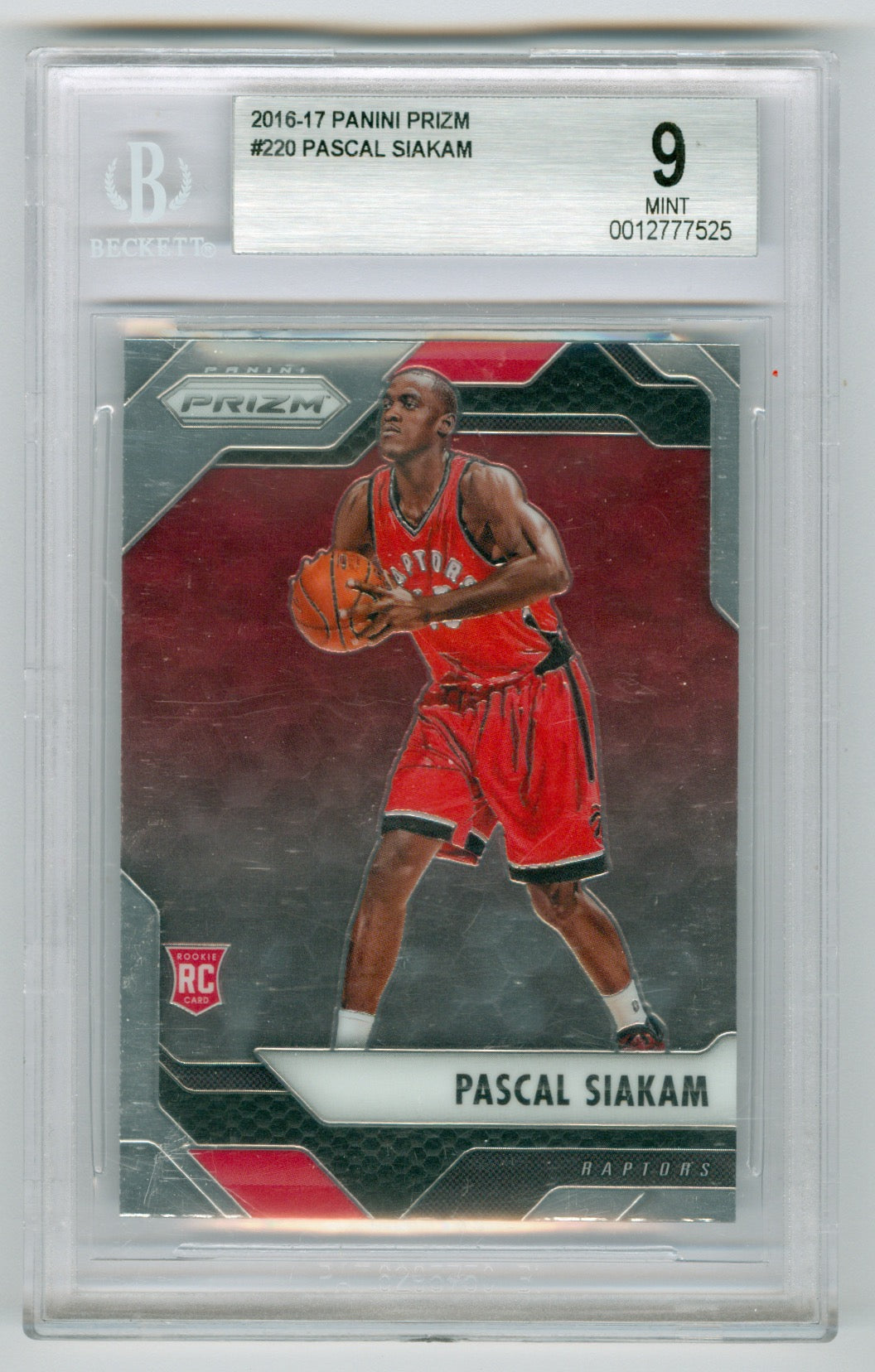 2016-17 Panini Prizm #220 Pascal Siakam BGS 9 (Rookie) | Eastridge Sports Cards