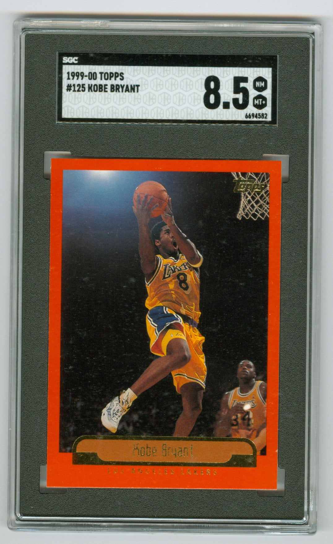 1999-00 Topps #125 Kobe Bryant SGC 8.5 | Eastridge Sports Cards