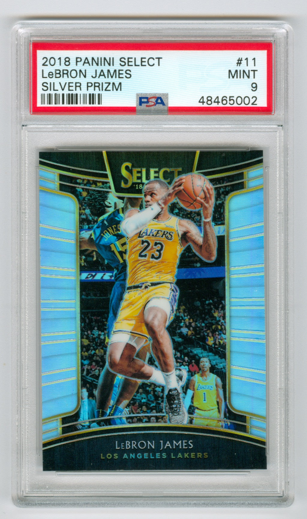 2018-19 Select Prizms Silver #11 LeBron James PSA 9 | Eastridge Sports Cards