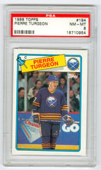 1988-89 Topps #194 Pierre Turgeon PSA 8 (Rookie) | Eastridge Sports Cards