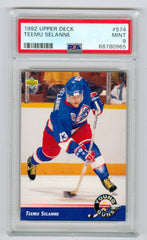 1992-93 Upper Deck #574 Teemu Selanne PSA 9 | Eastridge Sports Cards