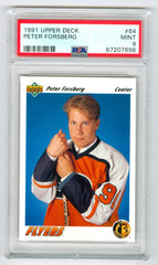 1991-92 Upper Deck #64 Peter Forsberg PSA 9 (Rookie) | Eastridge Sports Cards