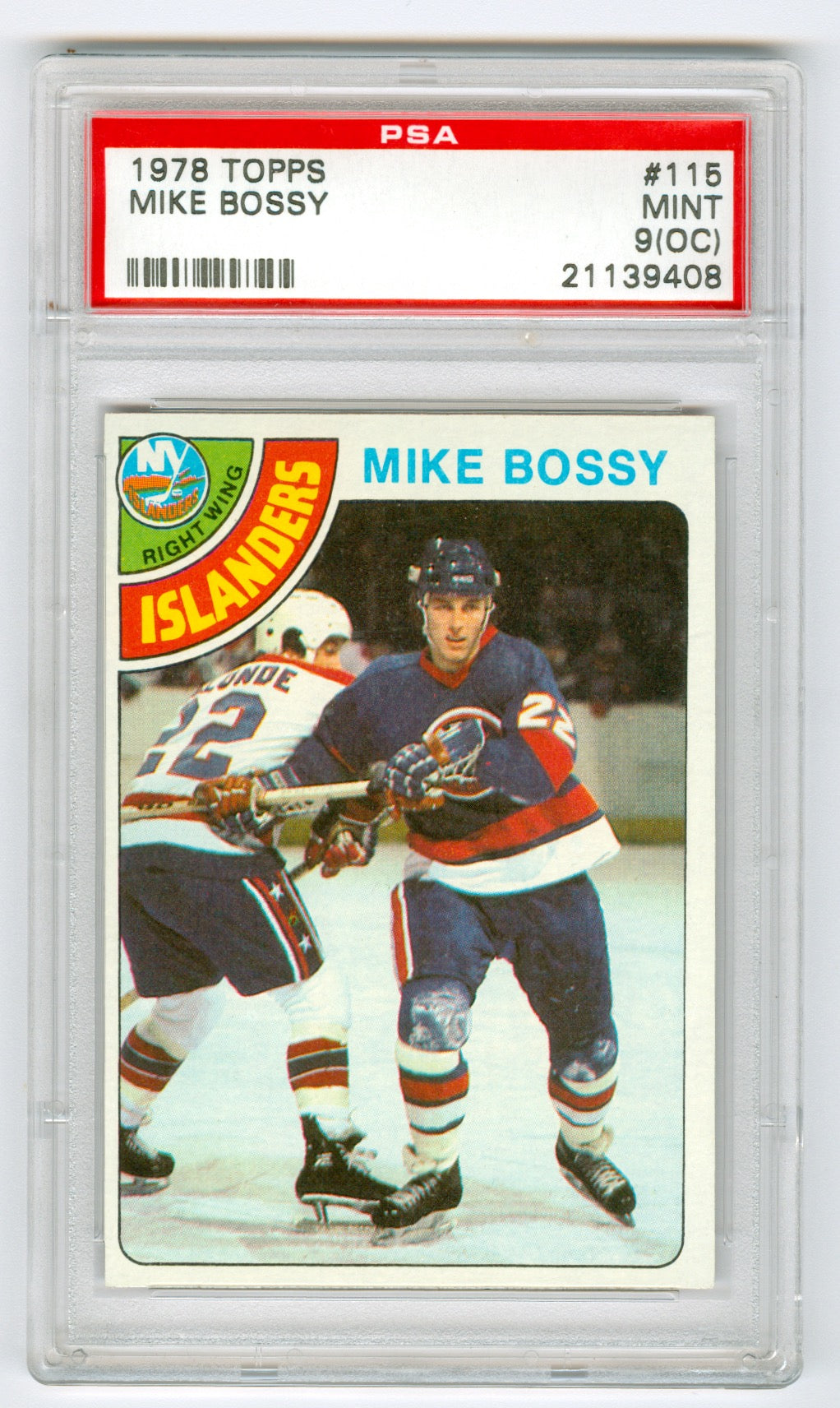 1978-79 Topps #115 Mike Bossy PSA 9(OC) (Rookie) | Eastridge Sports Cards