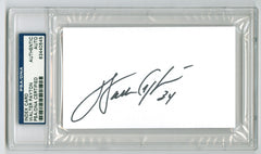 Walter Payton Signed Index Card PSA/DNA Certified | Eastridge Sports Cards