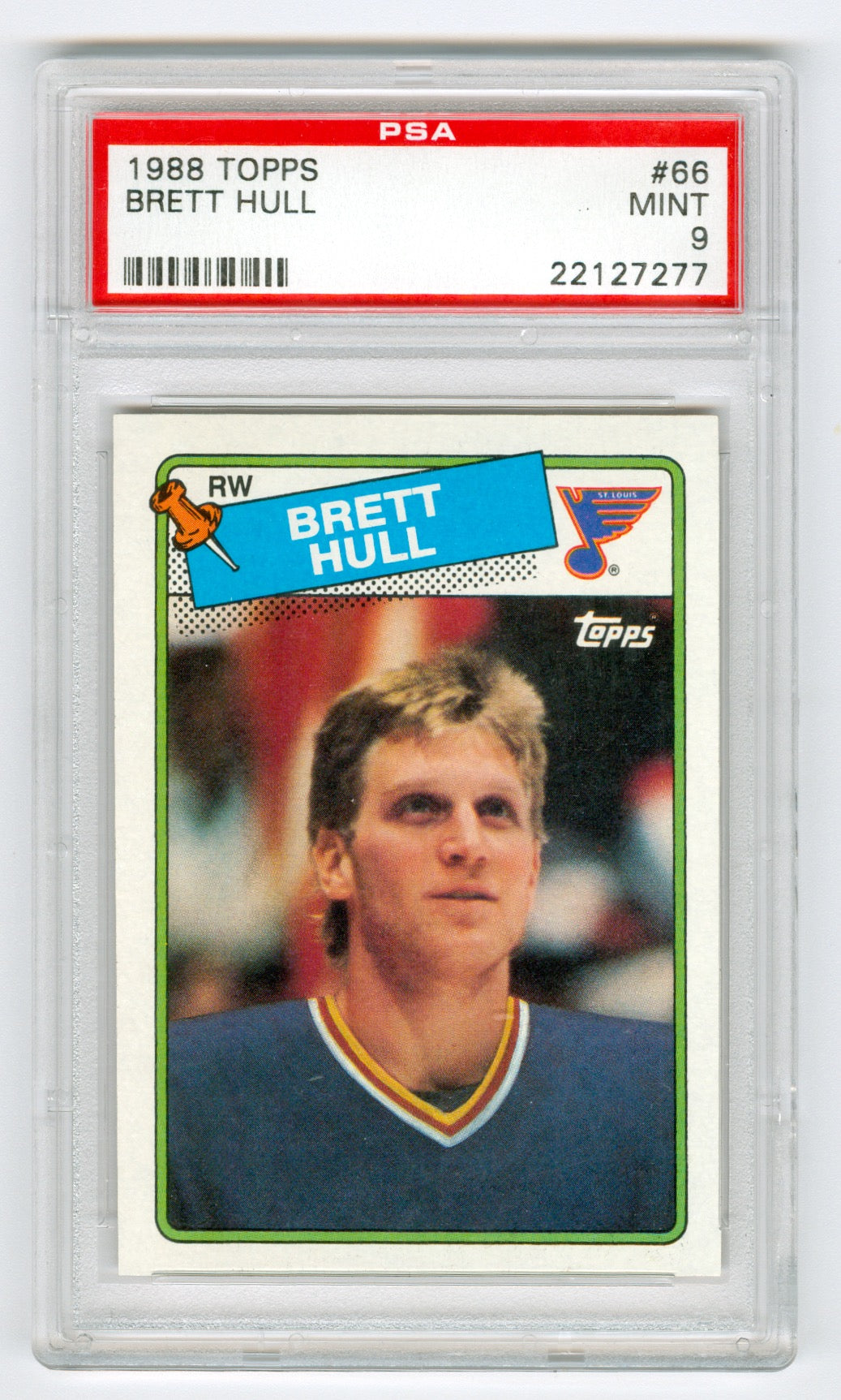 1988-89 Topps #66 Brett Hull PSA 9 (Rookie) | Eastridge Sports Cards