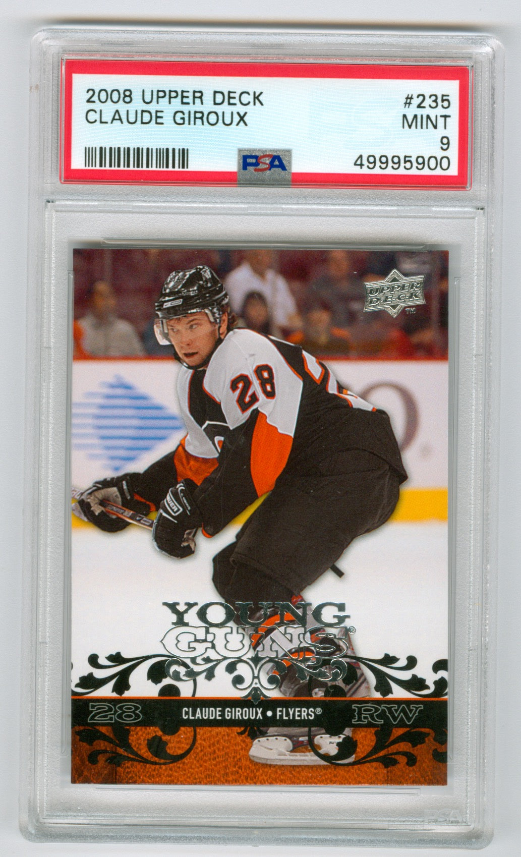 2008-09 Upper Deck #235 Claude Giroux PSA 9 (Rookie) | Eastridge Sports Cards